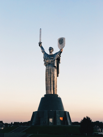 Monument in Ukraine - Motherland